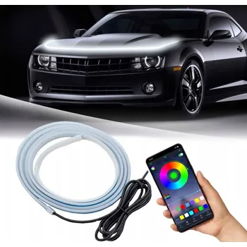 Auto-moto Interlook LED světla do auta | připojení Bluetooth s aplikací v telefonu | plovoucí osvětlení kapoty, dveří, prahů | délka 180 cm | optické ladění LED