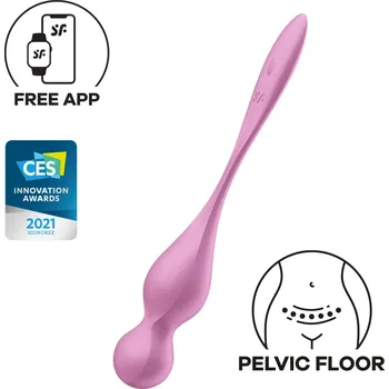 Vibrační kuličky SATISFYER Love Birds 1 Connect App růžové - s kupónem KUP15 cena 1164 Kč + extra diskrétní expedice