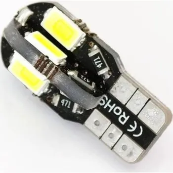 Autožárovka Interlook Auto LED žárovka W5W T10 8 SMD 5630 CAN BUS 360 stupňů