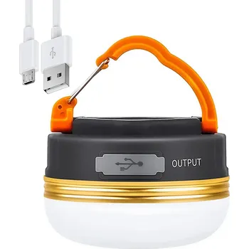 Svítilna Interlook HWL-003 | LED kempingová lampa, turistická svítilna s magnetem a funkcí powerbanky | 4 režimy svícení, SOS, 1800mAh, 300lm, až 20h provozu