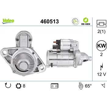 Startér, , 281000G040, 281000R010, 281000R020, 281000R021, 281000R030, VALEO, 460513
