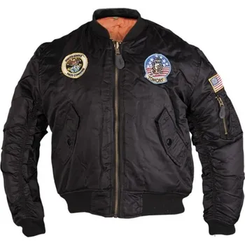 Pánský bomber MIL-TEC Bunda dětská MA1 ČERNÁ M ČERNÁ - BLACK