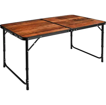Jídelní stůl Kempingový stůl TRIP hnědo-černý
