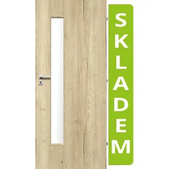 Interiérové dveře VILEN DOOR Interiérové dveře Irina 3/3 - Dub Halifax, 60/197 cm