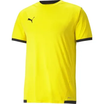 Pánská móda Pánské fotbalové triko Puma TEAM LIGA JERSEY TEE S Žlutá, Černá