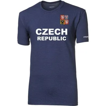 Pánské tričko Pánské triko pro fanoušky PROGRESS FC1 CZ M Modrá, Bílá