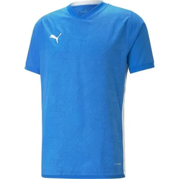 Pánské tričko Pánské fotbalové triko Puma TEAMCUP JERSEY 2XL Modrá, Bílá