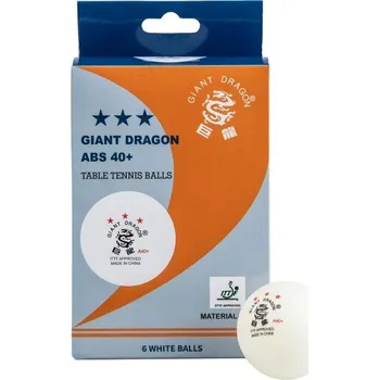 Pingpongová pálka Míče na stolní tenis Giant Dragon WHT PI PO UNI Bílá