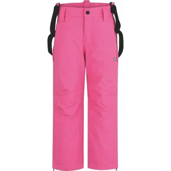 Snowboardové kalhoty Dětské lyžařské kalhoty LOAP FUMO 146/152 Růžová, Černá