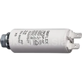 Kondenzátor Kondenzátor rozozběhový motorový 1,5uF 450V s fastony I901