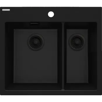 Granitový dřez Deante Eridan granitový dřez 60x52 cm černá ZQE_N503