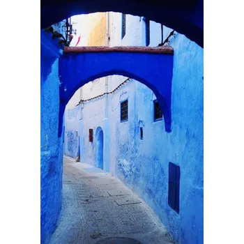 Plakát Plakát, Obraz - Chefchaouen street, Olga Osipova