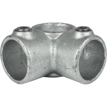 Stavební profil Pozinkovaná spojka pro trubky 42,4mm, tvar vnitřní roh