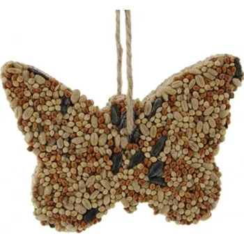 Zahradní dekorace Krmivo pro ptáky Butterfly 10 cm