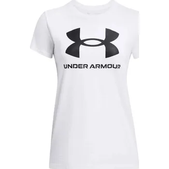 Dámské tričko Dámské triko Under Armour LIVE SPORTSTYLE GRAPHIC XL Bílá, Černá