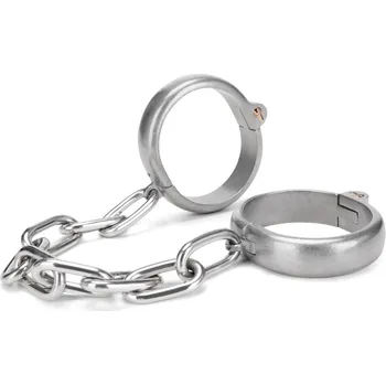 Prowler Red Heavy Duty Hand Cuffs Silver