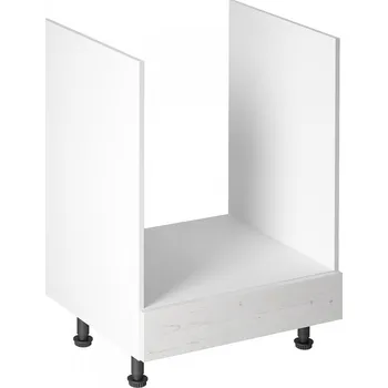 Kuchyňská skříňka Spodní kuchyňská skříňka PROVANCE D60ZK pro vestavnou troubu, bílá