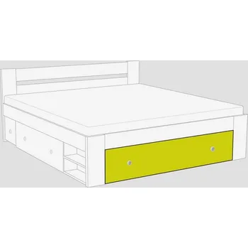 Postel Čelo k posteli REA LARISA UP 180x200, čílko 2, ZELENÁ