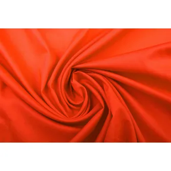 Bavlněný popelín v oranžové barvě TI664