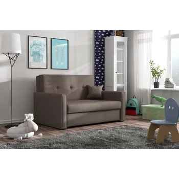 Obývací pokoj Falco Rozkládací křeslo Vivian Bis II s úložným prostorem, hnědá Melva 20