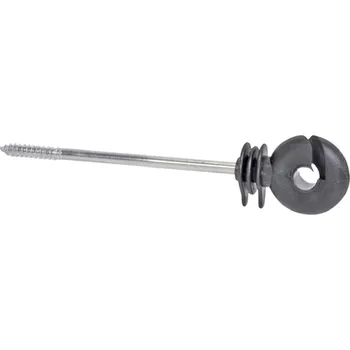 Ohradník VNT electronics s.r.o. Izolátor pro elektrický ohradník pro lanka, dráty, lana a pásky, s dlouhým vrutem 100 mm - 10 ks