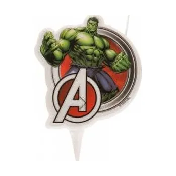 Dortová svíčka 2D - Avengers - Hulk