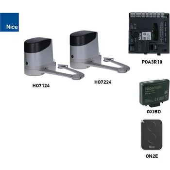 Sada pohonu NICE HOPPKIT pro dvoukřídlou bránu - jedno křídlo 2,4m/250kg