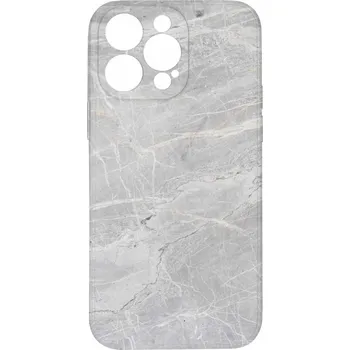 Pouzdro na mobilní telefon Kryt Světle šedý mramor pro iPhone 15 Pro Max