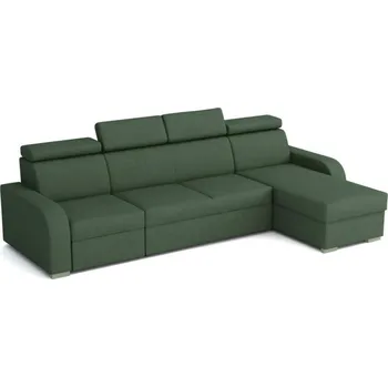 Sedací souprava Falco Rohová sedací souprava Norway UNI 1-2F-OTO, rozkládací s úložným prostorem, zelená Crown 12