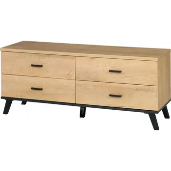 Televizní stolek Falco Televizní stolek Jocker R7 dub lefkas/černá