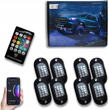 Autožárovka Interlook Automobilové žárovky | RGB LED | 8 kusů