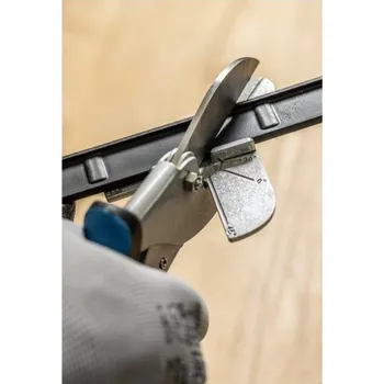 Nůžky na plech HÖGERT Střihací nůžky s úhloměrem na profily z plastu, dřeva, polystyrenu