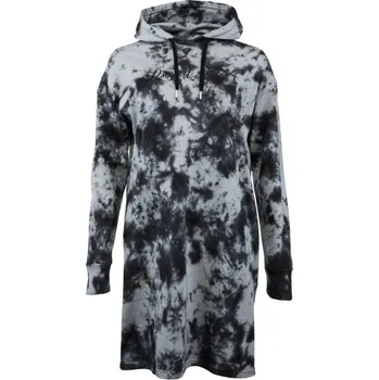 Dámské šaty Dámské šaty Russell Athletic PRINTED DRESS M Černá, Šedá