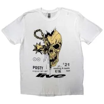 Pánské oblečení Merch Post Malone: Post Malone Unisex T-shirt: Leeds & Reading (ex-tour) (x-large) XL