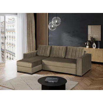 Sedací souprava Falco Rohová sedací souprava VERČA UNI rozkládací s úložným prostorem, béžová Paros 3