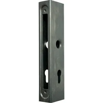 příslušenství k bráně Zámková kazeta pro svařování do profilu 60x40 mm, odskok 34 mm, rozteč 72 mm, Fe
