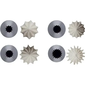 De buyer | cukrářská koncovka zdobící, na zdobení francouzská hvězda 17 mm (koncovka na zdobení dortů, cukroví)