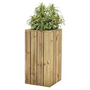 Květináč ZOWN Atrium dřevěný květináč, 40 x 40 x 80 cm, 25 l A448