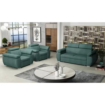 Sedací souprava Falco Sedací souprava Bodie 3+1+1 světle zelená, Kronos 26