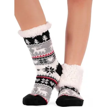 Dámské ponožky Dámské termo ponožky SOBÍK černé , VELIKOST 39 - 42