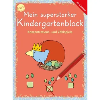 První čtění Mein superstarker Kindergartenblock. Konzentrations- und Zählspiele - Thabet, Edith