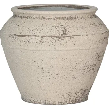 Květináč Eros Chalk White S - Ø 33 cm / V 28 cm