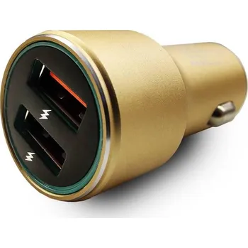 Interlook QC4 | Nabíječka do auta | ocel + hliník | Rychlé nabíjení 4.0 Černý