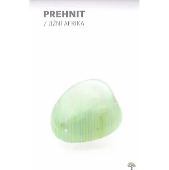 Obal na kartičku Magieprirody.cz Kartička s popiskem kamene Prehnit #25