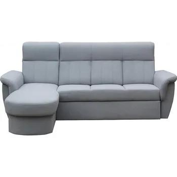 Sedací souprava MODENA OtomansÚP+3R - sedací souprava CASTEL 82 světle šedá - kolekce "E" (K250)