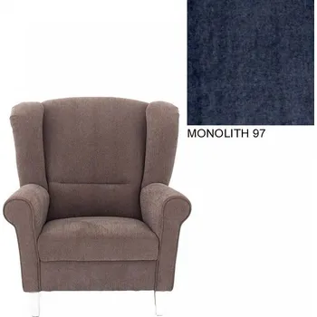 Křeslo AVA JIM XXL Čalúnená časť MONOLITH 97 KRESLO XXL