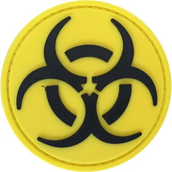 Nášivka WARAGOD Nášivka 3D Round Biohazard 6cm