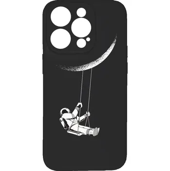 Pouzdro na mobilní telefon Kryt Astronaut na houpačce pro iPhone 15 Pro