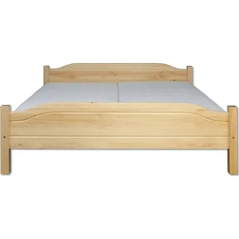 Postel Masivní postel KL-101, 120x200, borovice, výběr moření Barva: moření dub
