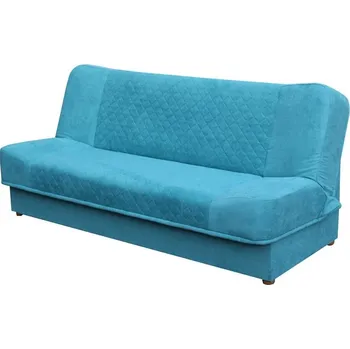 Pohovka ALASKA 2 s prošitím- pohovka, látka TYRKYSOVÁ korpus Soro 86/ sedák, opěrák Soro 86 střed PIK/ kraje koordynát Soro 86(FE) - kolekce"E" (K250)NOVÁ LÁTKA